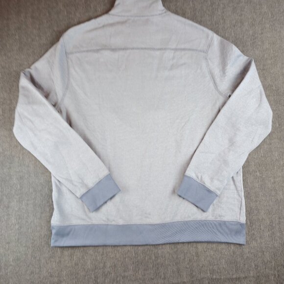 Copper & Oak Supply Men XXL 1/4 Zip Pullover Grey White NWT - Picture 2 of 15